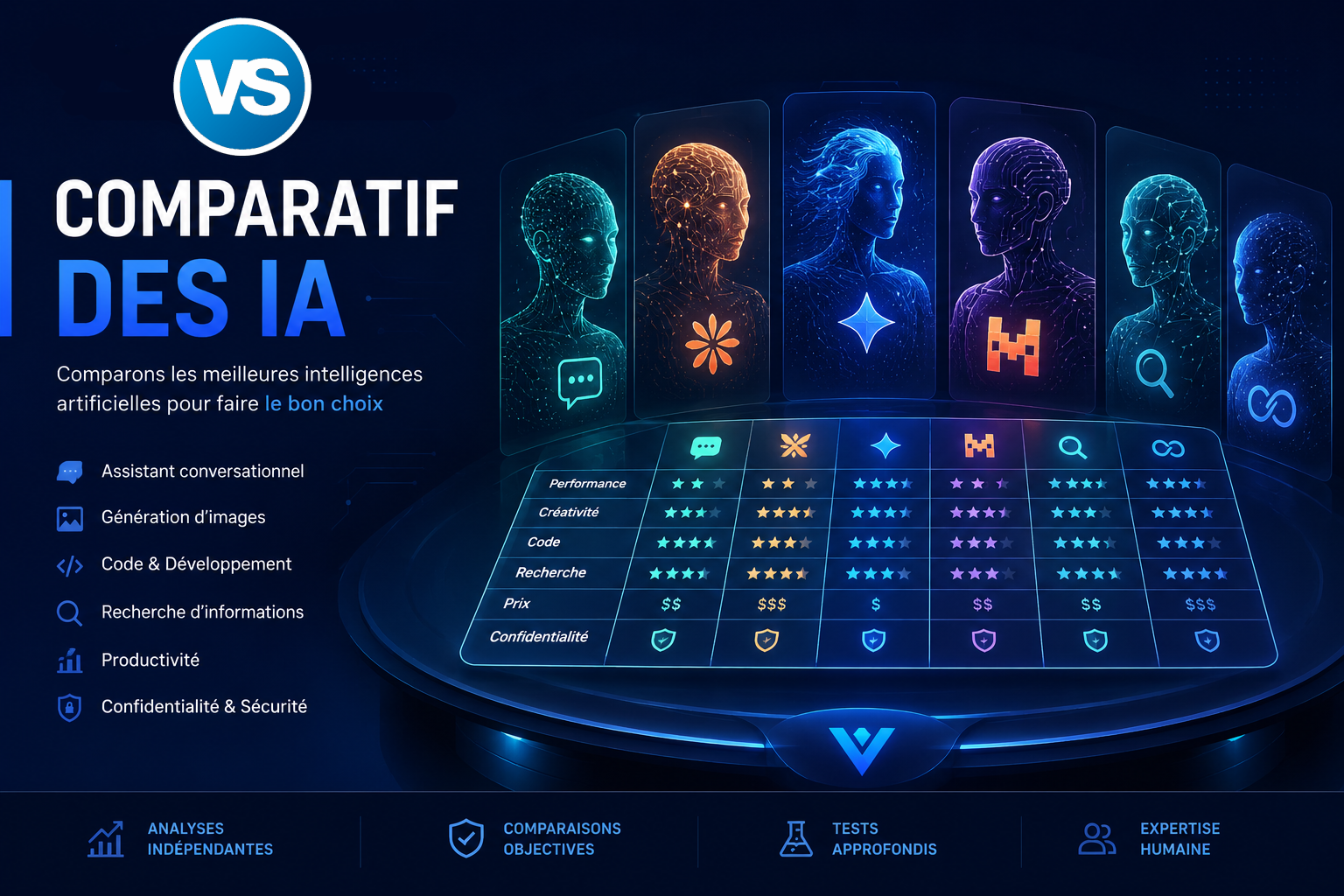 comparateur IA